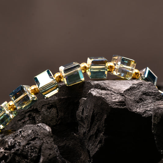 Ornapp Beautiful Blue Crystal Bracelet | Elegant design| New collection