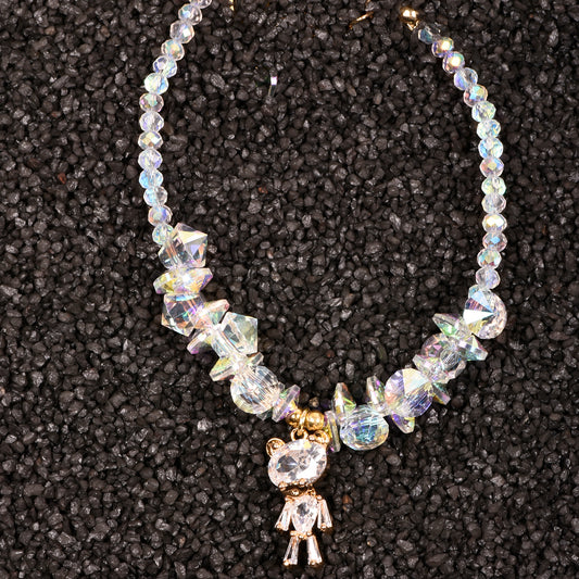 Ornapp Crystal Bracelet with Cute Bear Design| Pretty bracelet| Everyday wear